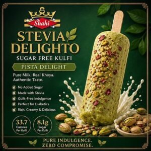 Pistachio Kulfi <br/> with Stevia